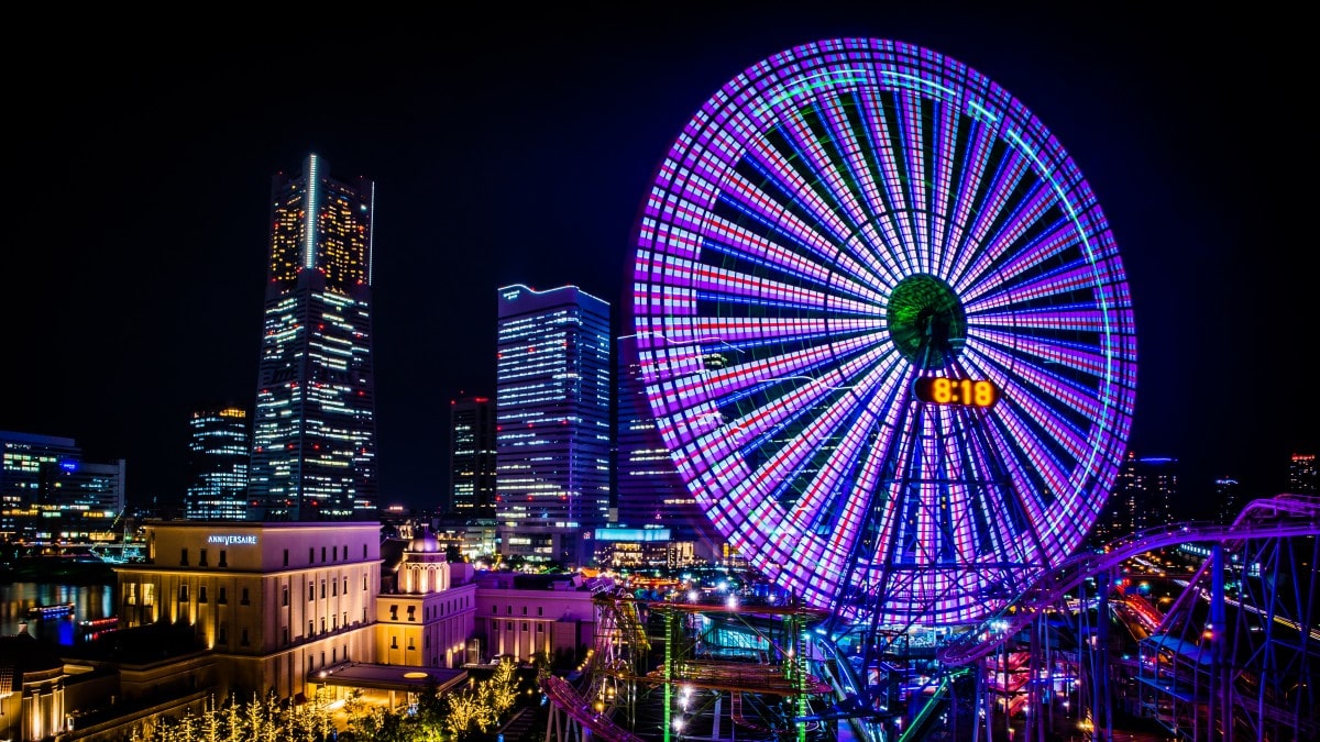 Cosmo World in Yokohama Japan