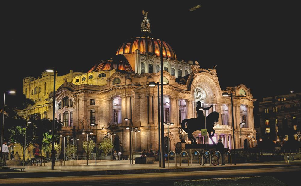 Palacio de Bellas Artes Mexico City Nightlife