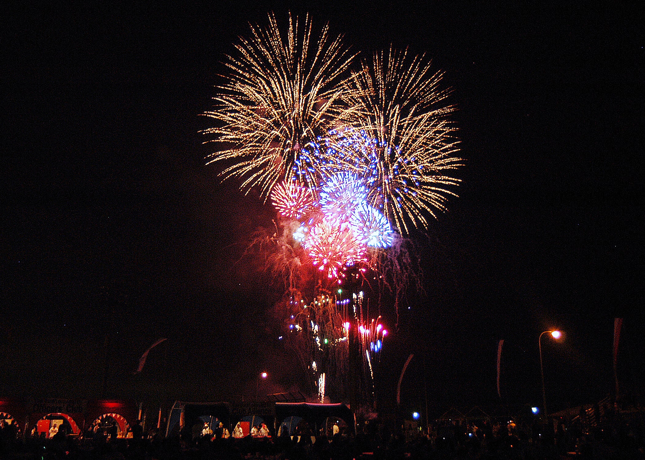 Kanagawa Shimbun Fireworks Festival in Yokohama Japan