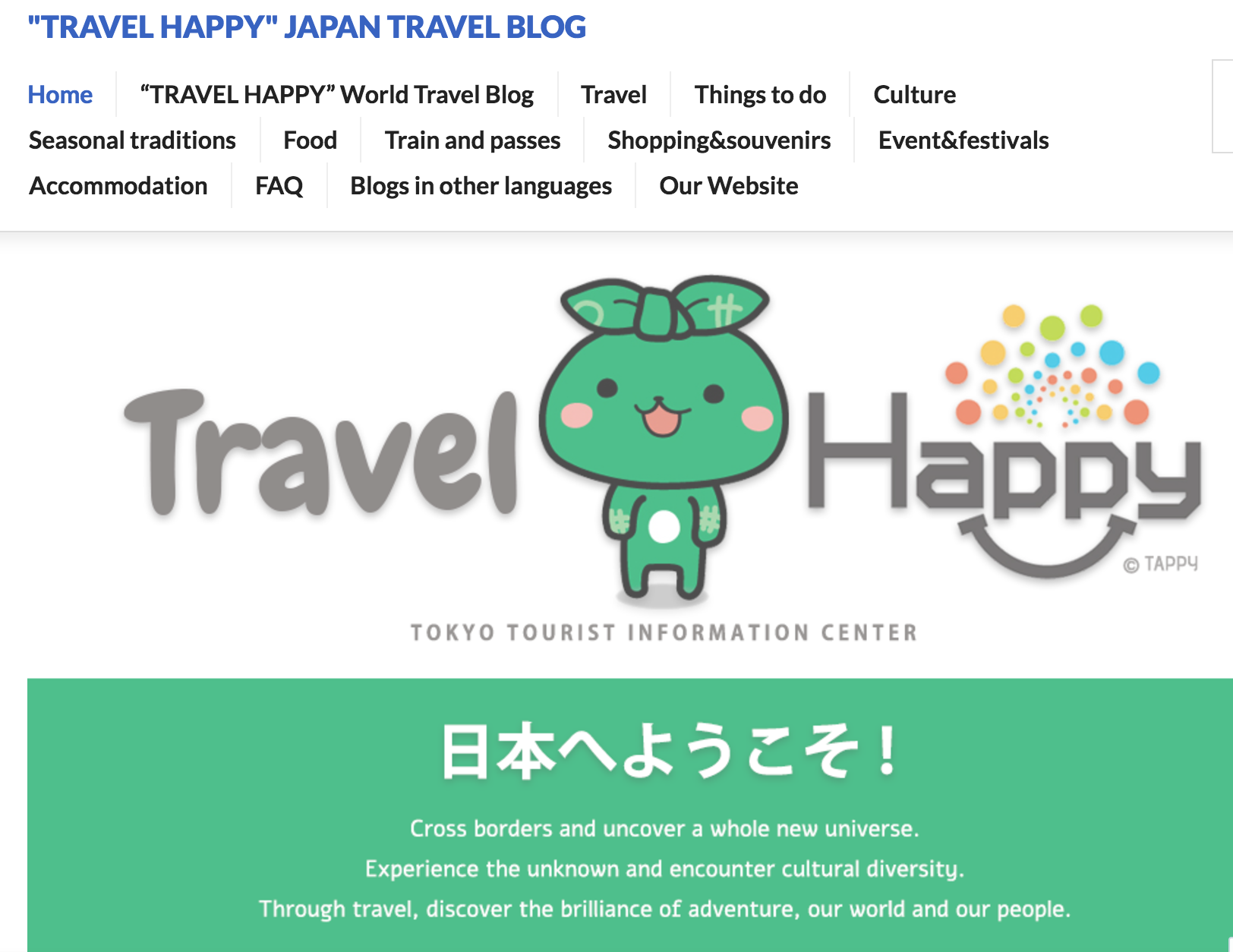 Travel Happy Japan Travel Blog