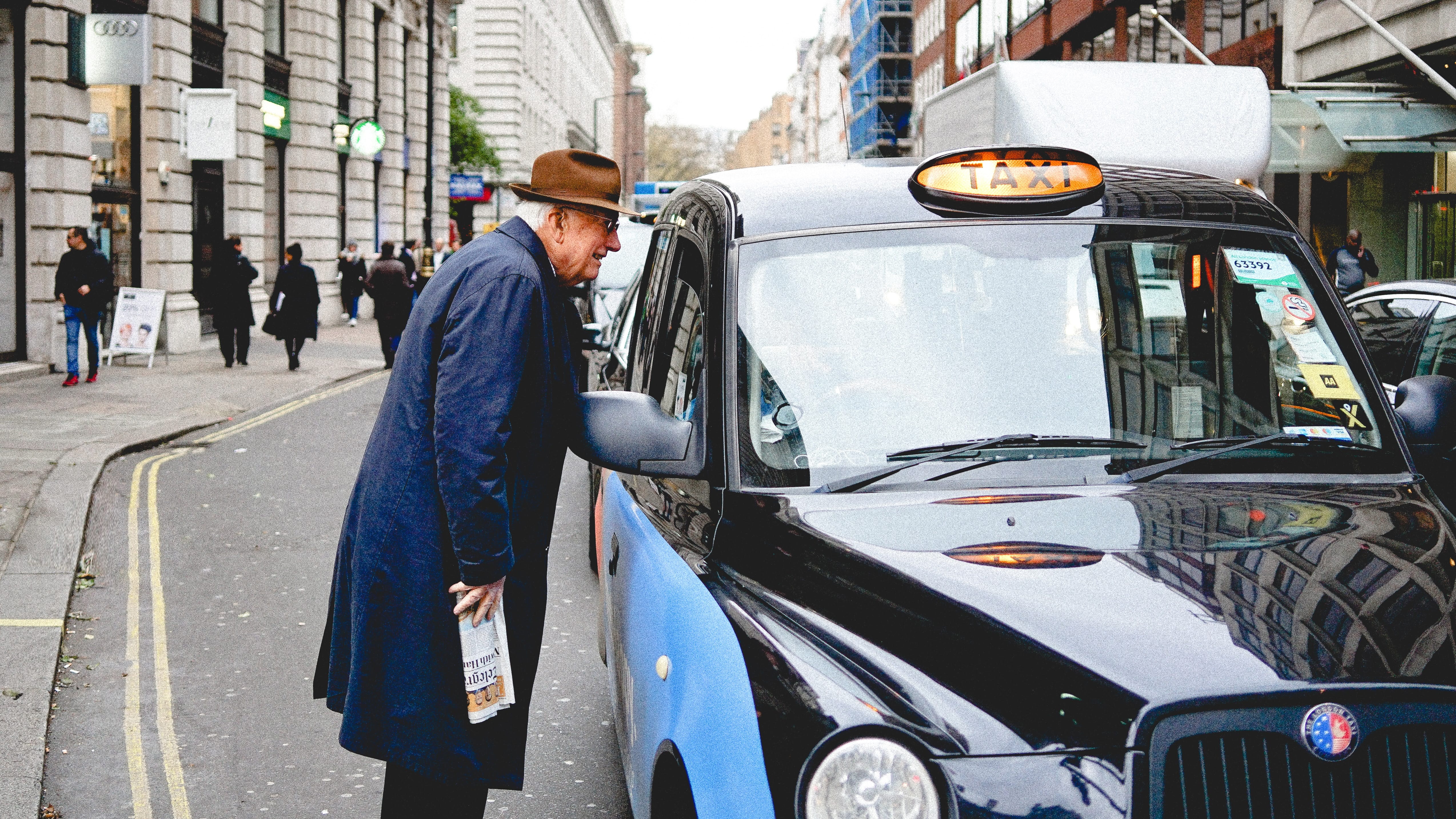 Taxis are a good form of London transportation