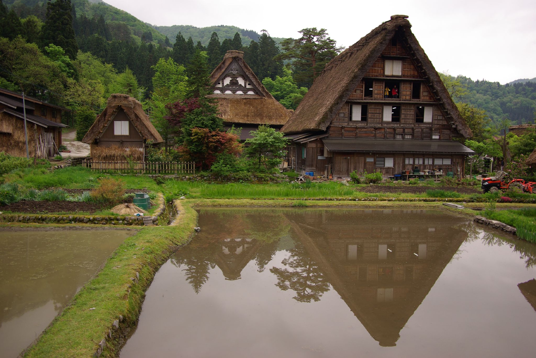 Miyama is a day trip from Kyoto Japan