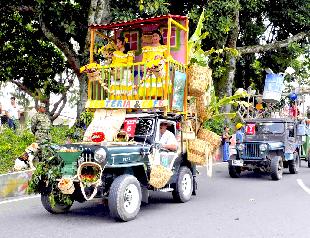 Yipao Parade for Willies in Salento Colombia