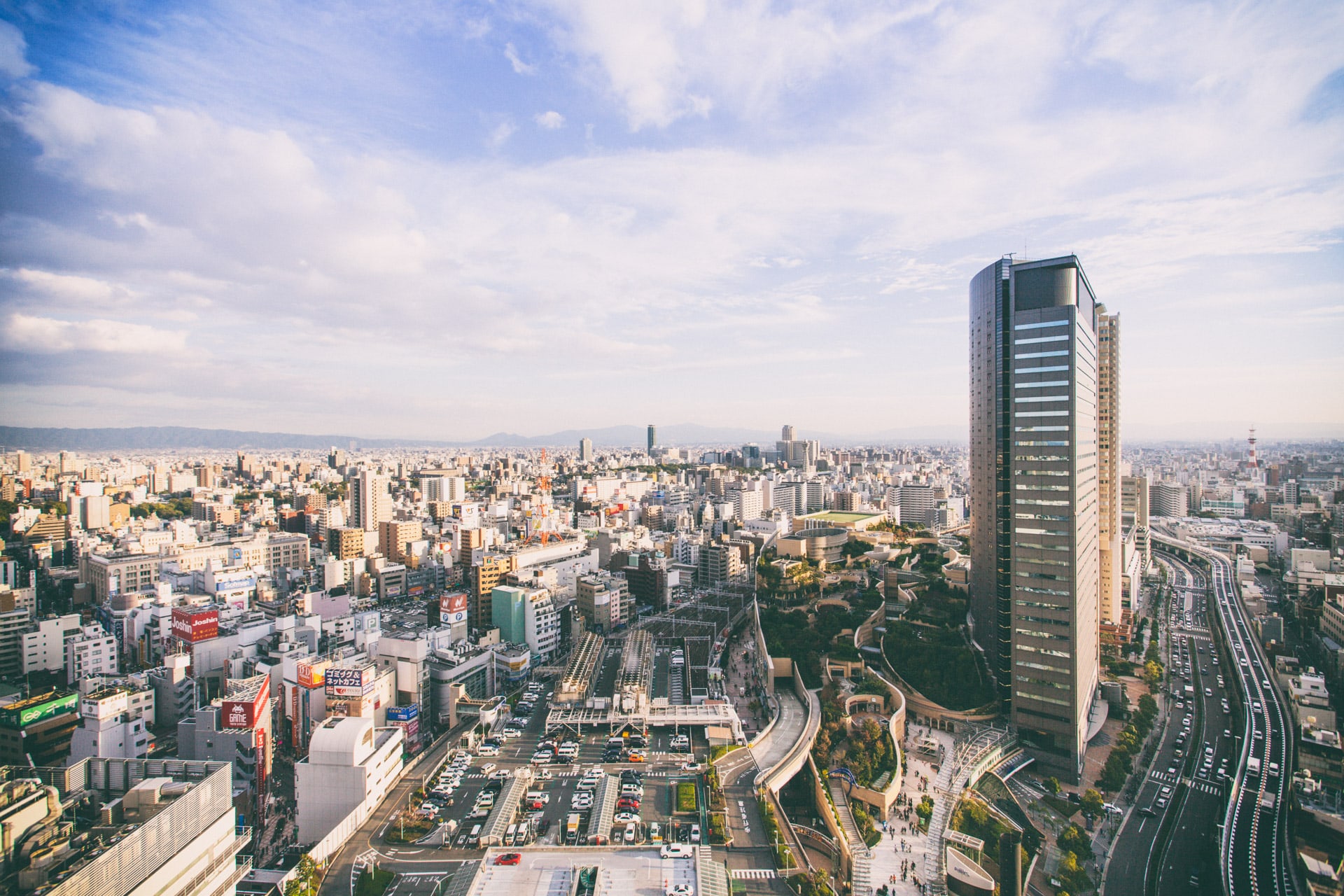 Osaka's cityscapes