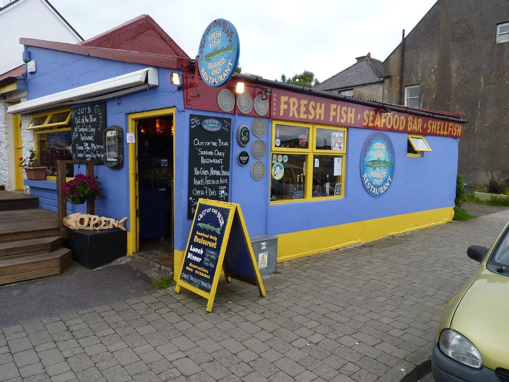 Eating fresh seafood is one of the best things to do in Dingle Ireland