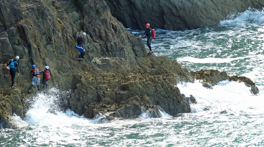 Coasteering is a fun thing to do in Ireland