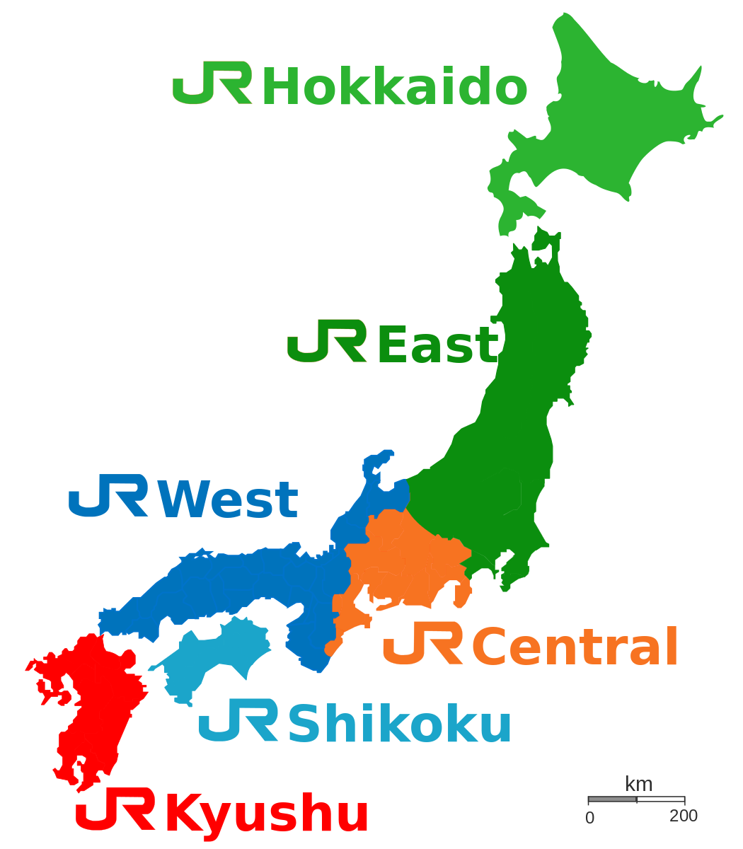 rail pass japan map