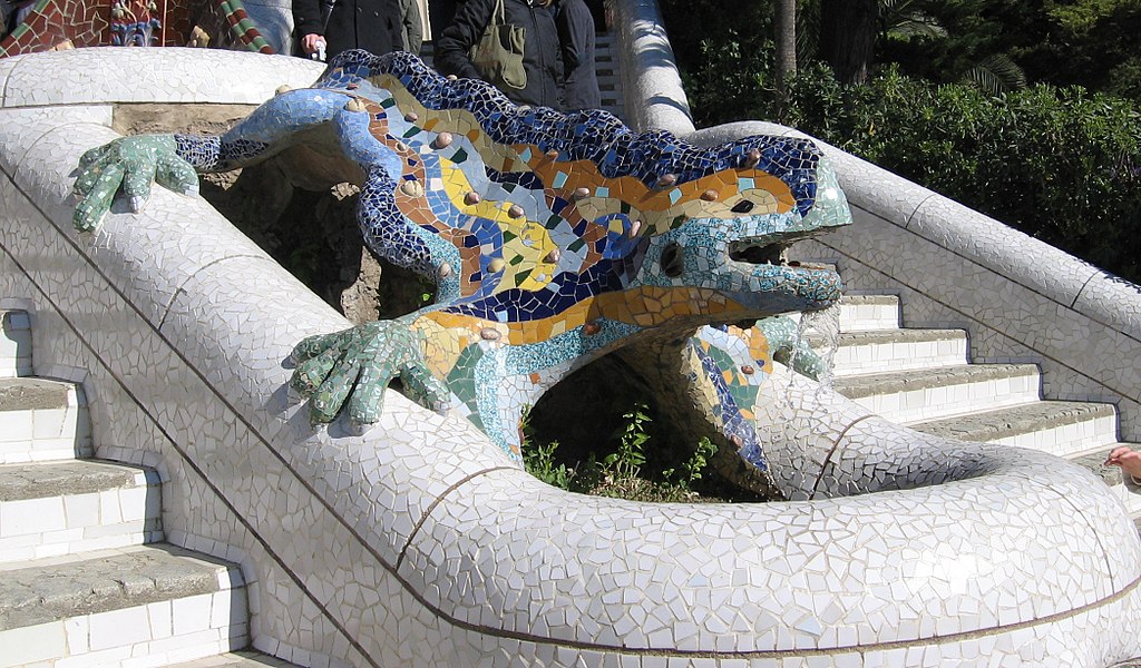 Whimsical Parque Güell is an awesome place to visit in Spain