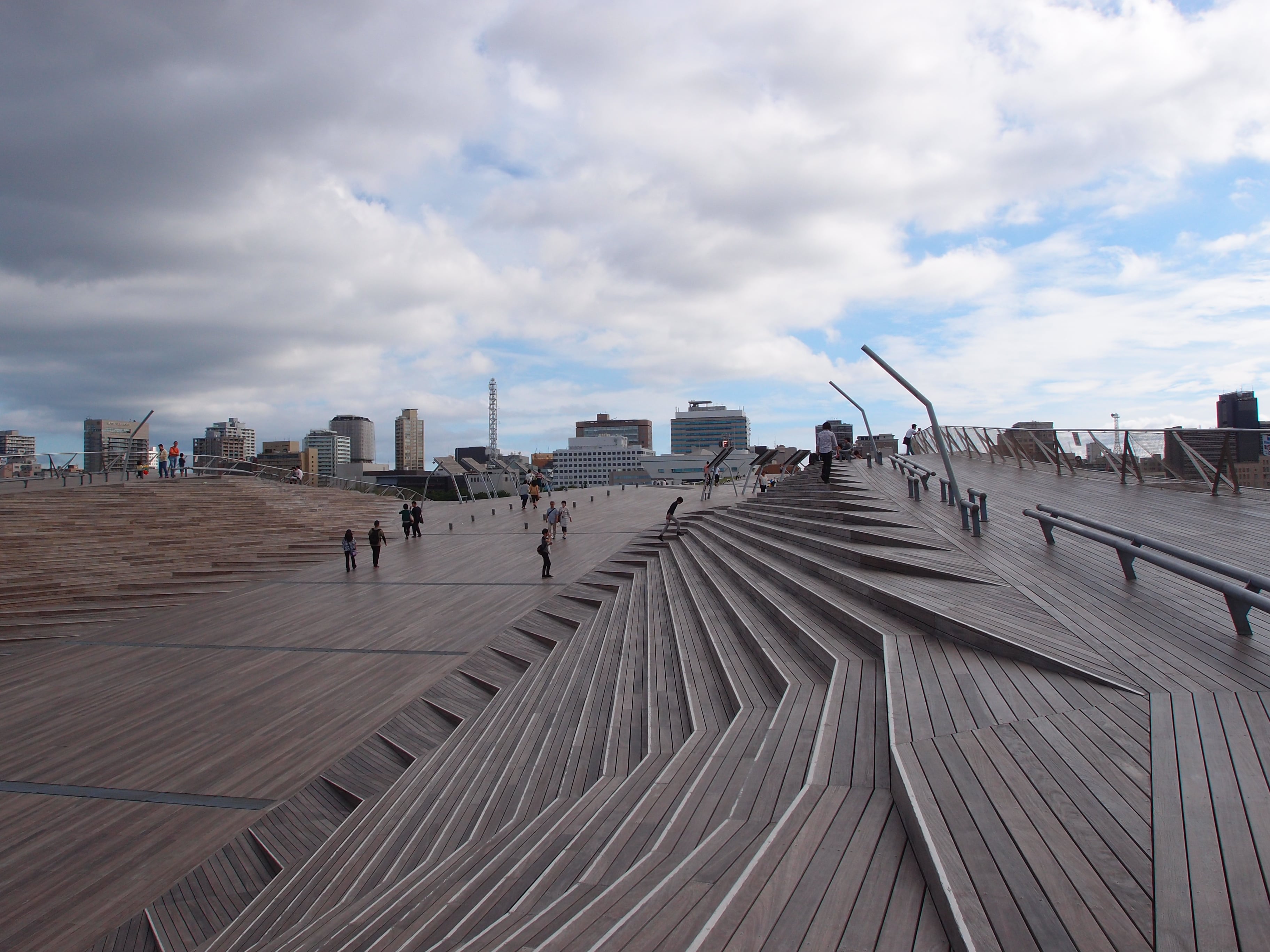 Osanbashi Pier in Yokohama Japan