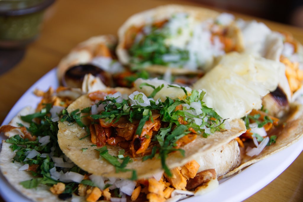 Tacos al pastor in Mexico