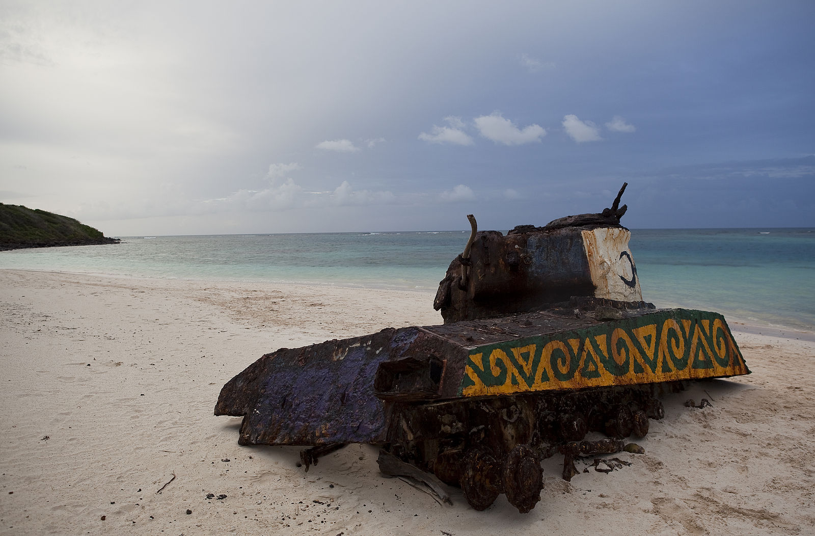 Flamenco Beach tanks Sightseeing in Puerto Rico